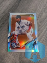 2021 Topps Chrome #83 Lewin Diaz Refractor RC Rookie Miami Marlins
